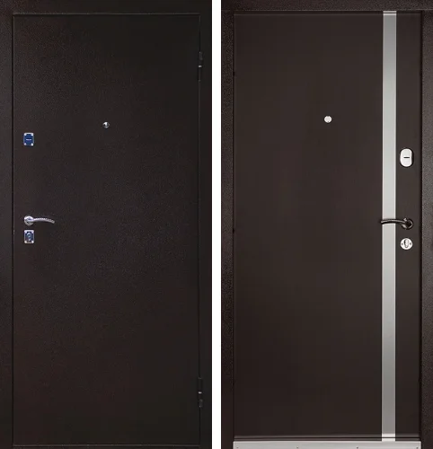 Тёмная внутренняя дверь в квартиру №27