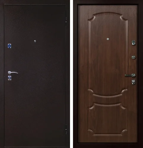 Входная дверь в частный дом с полимерным покрытием №4