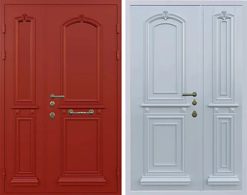 Дверь металлическая двупольная №24