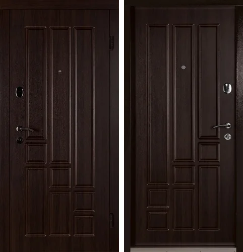 Дверь входная металлическая с шумоизоляцией и утеплением №49