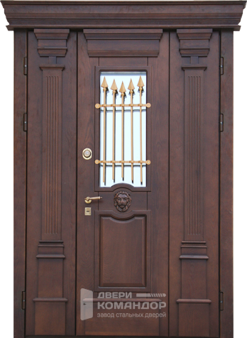 Парадная дверь в коттедж №23 - наружная сторона