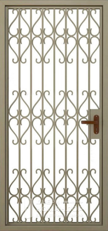 Решетчатая дверь металлическая №2 - внутренняя сторона