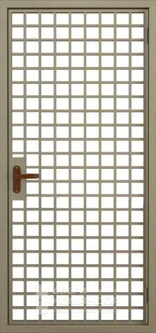 Дверь решетка металлическая №1 - наружная сторона