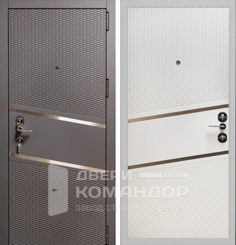 Дверь для коттеджа с терморазрывом Аляска №73 размером 960x2050 мм