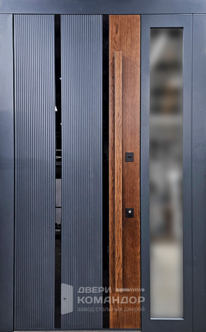 Входная дверь для дома со стеклом №29 - внутренняя сторона