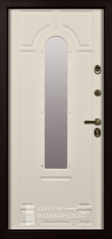 Входная дверь в дом со стеклом №12 - внутренняя сторона