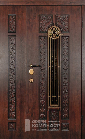 Входная дверь широкая в частный дом №52 - наружная сторона