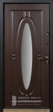 Входная дверь со стеклом в частный дом №13 - внутренняя сторона