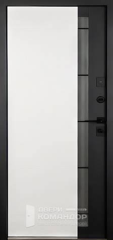 Входная дверь для частного дома со стеклом №5 - внутренняя сторона