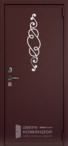 Теплая дверь для дома №11 - наружная сторона