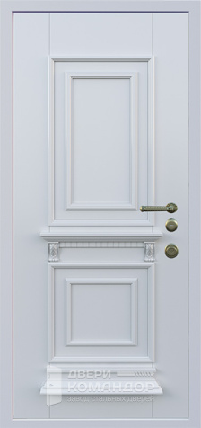 Дверь входная металлическая зеленая №78 - внутренняя сторона