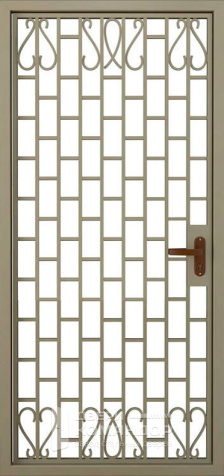 Железная дверь входная решетка №3 - внутренняя сторона