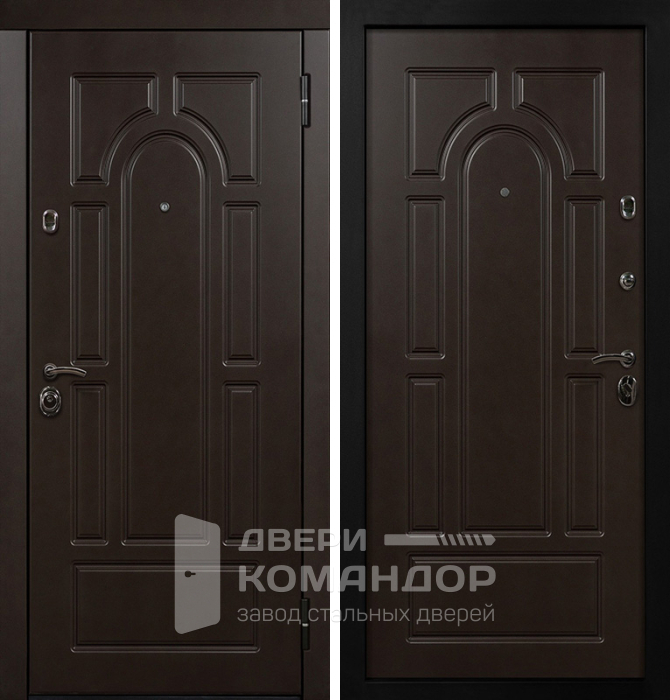 Термостойкая дверь входная металлическая уличная №28