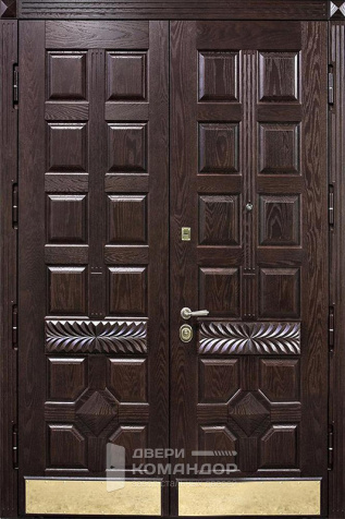 Входная дверь в частный дом без тамбура №61 - наружная сторона