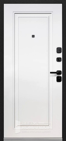 Рифленая входная дверь №115 - внутренняя сторона