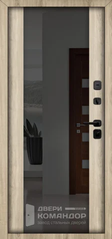 Входная дверь лофт с зеркалом №33 - внутренняя сторона